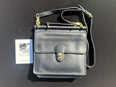 Bolso Bandolera Coach Willis #9927 Vintage Asa Superior - Cuero Suave Flexible - 1996 Foto 1 de 4