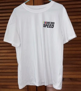 Cosmic Speed Racing Achievement Speed #43 White T-Shirt Men's M - Picture 1 of 3