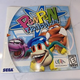 Pen Pen Trilcelon Sega Dreamcast Instruction Manual Only Authentic Pal Soft 1999