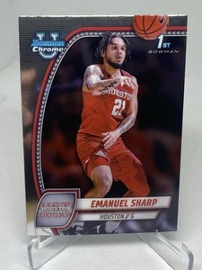 2024/25 Bowman Chrome Univ Basketball #23 Emanuel Sharp - Bild 1 von 1