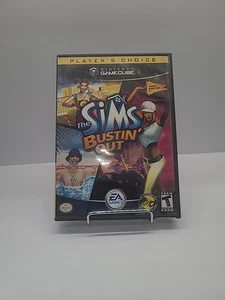 Sims Bustin' Out Nintendo GameCube Complete Water Damage To Label  - Picture 1 of 6