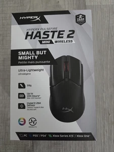 HyperX - Pulsefire Haste 2 Mini leichte kabellose optische Gaming Maus SCHWARZ - Bild 1 von 2
