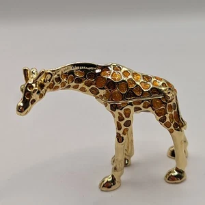 Goldene Giraffe Schmuckschatulle Neu ohne Etikett - Bild 1 von 2