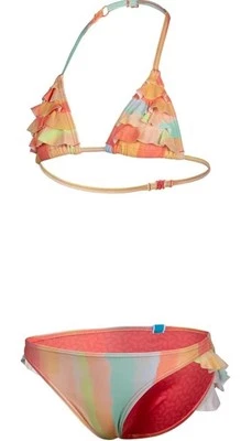 Arena Kids Triangle Bikini Water Print Size 6-7 Years - Image 1 of 4