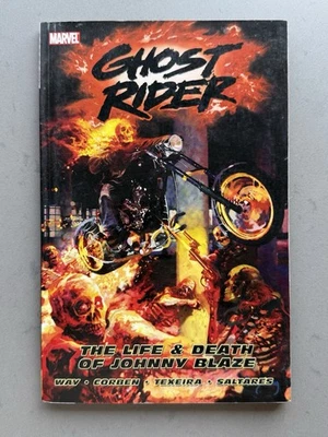 Ghost Rider Vol 2 Life & Death of Johnny Blaze - Marvel Graphic Novel Comic Book - Image 1 of 4
