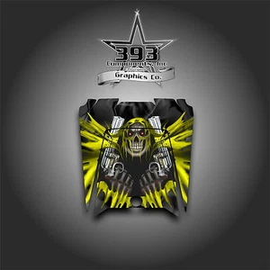 Polaris RZR XP 900 800 570 UTV Graphics Hood Decal 2011-2014 Unleashed Yellow - Picture 1 of 1