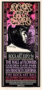 Rock Art Expo 1994 POSTER Art by Mark Arminski Signed - Picture 1 of 1