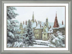 DIY Cross stitch kit "Christmas in the Carpathians" - Picture 1 of 2