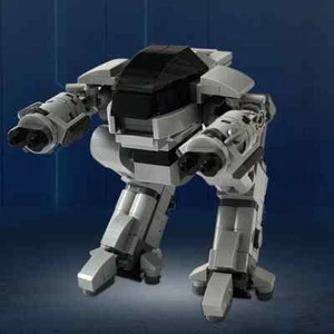 Mechanical War Police Robocops Movie Robot ED-209 Bricks Model Action Figure Bui - Picture 1 of 6