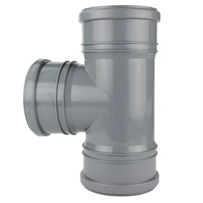 T-Stück HT Rohrabzweig Rohr Muffe Abwasser Abzweig Abwasserrohr  - Bild 1 von 2