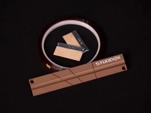 1x STUDEVOX 1/4" Nastro Bronzo Blocco Giunzione Universale + Kit Riparazione Nastro Hold - Foto 1 di 8