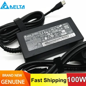 ADP-100XB B Original 100W Acer Laptop Charger S3 GO16 N23J2 Power Adapter TYPE-C - Picture 1 of 8