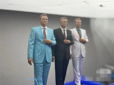 Figura Figura Modelo James Bond Blanco 4" Resina 1/18 Para Coches Vehículos Exhibición Foto 1 de 4