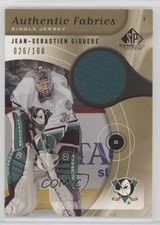 2005-06 SP Game Used Edition Authentic Fabrics Gold /100 Jean-Sebastien Giguere
