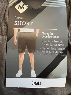 Members Mark Luxe Premium Stretch Mens Shorts Relaxed Fit Sz Small NWT - Image 1 of 3