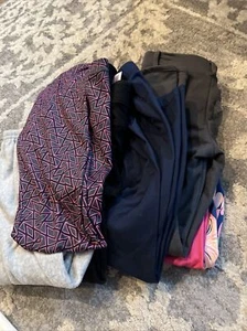 Lot of 9 Multiple Brand Sz S 6 Girls Leggings Flowers Carters Under Armor & More - Picture 1 of 10