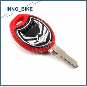Fit For Honda NRX 1800 Valkyrie Rune Motorcycle 27mm Uncut Blade Blank Key Red - Foto 1 di 5