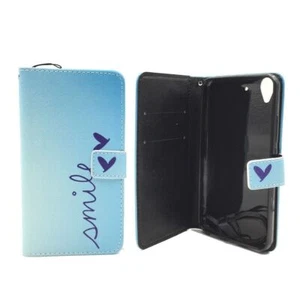 Etui ochronne na Wiko Pulp Smile Niebieska torba Case Cover Bumper + 1 ochrona pancerna - Zdjęcie 1 z 3