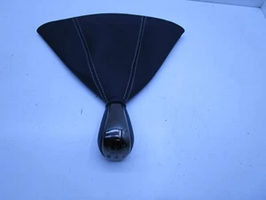 GLOSS BLACK MANUAL GEAR KNOB WITH BOOT COVER SET FOR HOLDEN VY V6 ALL MODELS - Picture 1 of 6