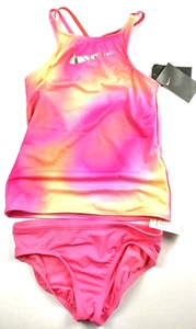 Nike Girl’s Pink Tankini Swimsuit Set Size L - Picture 1 of 5
