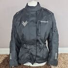 Frank Thomas Waterproof Women's Motorcycle Jacket Black Size 12