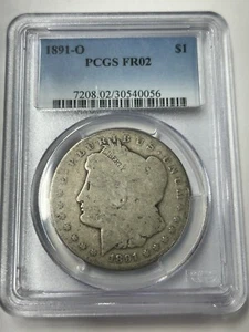 1891 O Morgan Silver Dollar PCGS FR2 Nice Lowball (PCGS Pop 81-Only 26 Lower) - Picture 1 of 8
