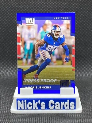 2017 Donruss - Press Proof Blue #75 Janoris Jenkins New York Giants - Image 1 of 2