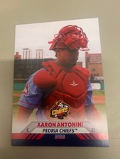 Aaron Antonini 2022 Peoria Chiefs Team Card