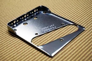 Fender Telecaster Bridge Plate w/Double Long Notches & Drilled for Top-Load - Picture 1 of 1