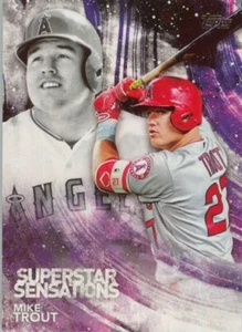 2018 Topps Series 1 Superstar Sensations Insert #SSS-1 Mike Trout Angels - Picture 1 of 1