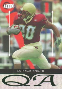 2004 SAGE HIT Football Q&A Emerald #Q20 Derrick Knight