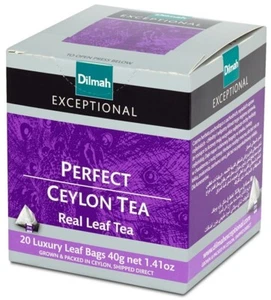 DILMAH Exceptional Black Tea Perfect Ceylon Tea 20 pyramids - 40g - Picture 1 of 2