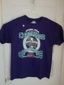 Vintage 2001 Arizona Diamondbacks World Series T Shirt XLarge MLB NEW & Pin - Picture 1 of 8