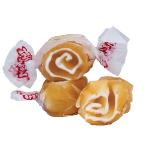 Salt Water Taffy Caramel Swirl One half pound FREE SHIPPING Made In The USA - Picture 1 of 1