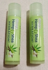 2 New Blistex Hemp & Shea Vanilla Mint Lip Balm Hydration Tubes . - Picture 1 of 1
