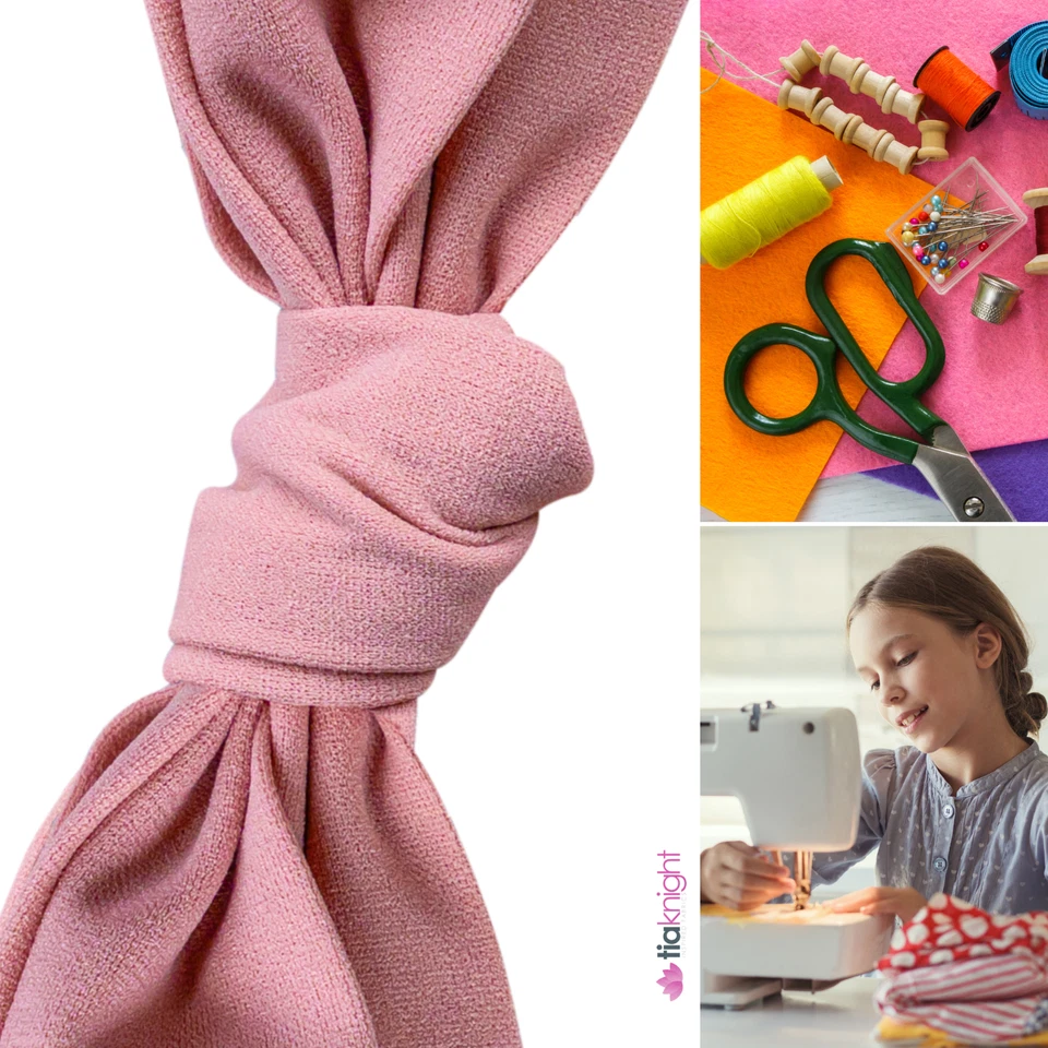 12x 1/2 METRE Off Cuts Lucky Dip Reusable Fabric Bundle- Scuba/Crepe, Tia Knight - Image 1 of 1