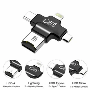 iPhone auf SD Karte Kamera Lesegerät Adapter für iPhone XR XS max X iPad Pro Mini - Bild 1 von 6