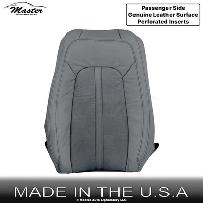 Fundas de asiento superiores grises para pasajero delantero perfecto de cuero para Lincoln MKZ 2017-2018 Foto 1 de 4