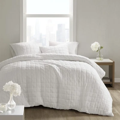 Cocoon Duvet Classic Box Quilting Design (Insert NOT Included) All Season Sof... - Image 1 of 4