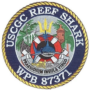 USCGC REEF SHARK San Juan Puerto Rico 2010 W5027 USCG Coast Guard patch - Picture 1 of 1