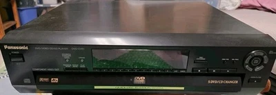 Panasonic DVD-CV51 5 discos DVD/reproductor de CD/cambiador/probado funcionando con control remoto Foto 1 de 4