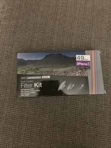 Vivitar 3-Piece Multi-Coated Glass Filter Kit(VIV-FK3-49) 49 mm Filter Kit - Picture 1 of 4