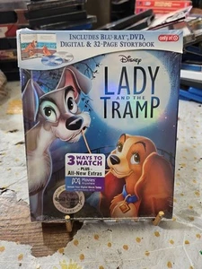 Disney's Lady and The Tramp Target Exclusive Blu Ray, DVD + Dig HD w/ Storybook - Picture 1 of 4