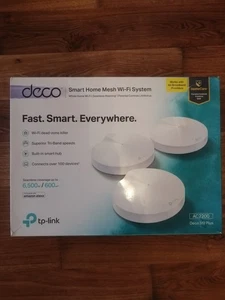 TP-LINK Deco M9 Plus 2200 Mbps Bezprzewodowy system Wi-Fi-G (3 szt.) - Zdjęcie 1 z 5