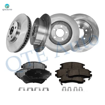 12 Front 303-R 278 Brake Rotors-Ceramic Brake Pad For 2001-2005 Chevrolet Impala - Image 1 of 4