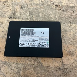240GB SATA SSD MZ-7KM2400 Samsung 2.5 Enterprise SSD 6Gbps SM863 - Picture 1 of 2