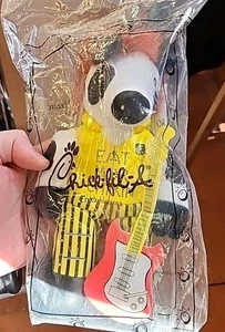 2007 Chick Fil A Plush Cow Guitar Rocker Rockstar Rare Stuffed Animal New Sealed - Picture 1 of 1