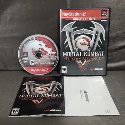Mortal Kombat Deadly Alliance PlayStation 2 PS2 Completo Grandes Éxitos Foto 1 de 4
