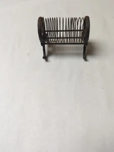 Antiker viktorianischer BRIEFHALTER Schlitz T STERN GUSSEISEN Feder Schreibtisch - Bild 1 von 6