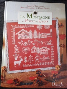 France Perrette Samouiloff Mountains  Alps Cross Stitch Book. Used - Picture 1 of 14